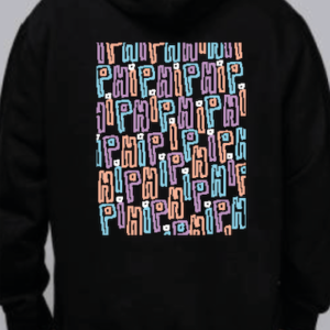 HIP HIP Pattern Hoodie